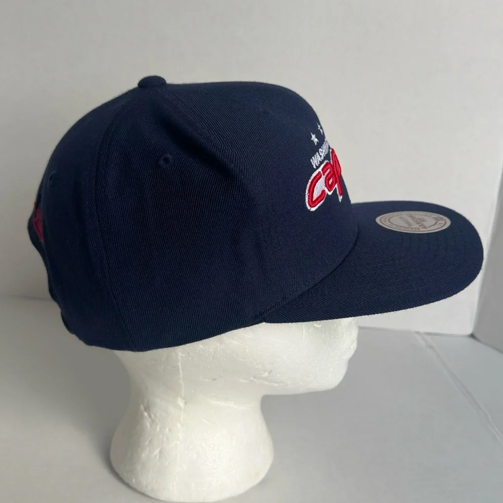 NHL Mitchell & Ness Hat Mens Snapback ajustable Washington Capitals wool hat